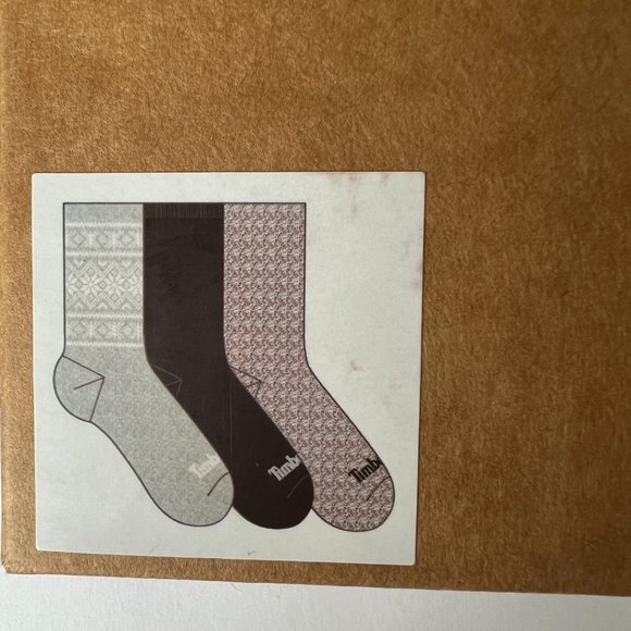 TIMBERLAND Women's 3 Pair Wool Blend Boot Socks NIB - Picture 2 of 5